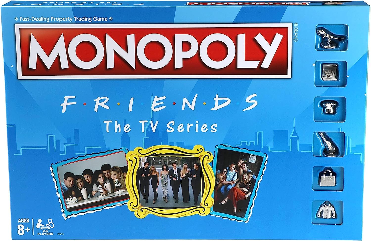 Monopoly Friends Board Game for Ages 8 and Up; Game for Friends Fans