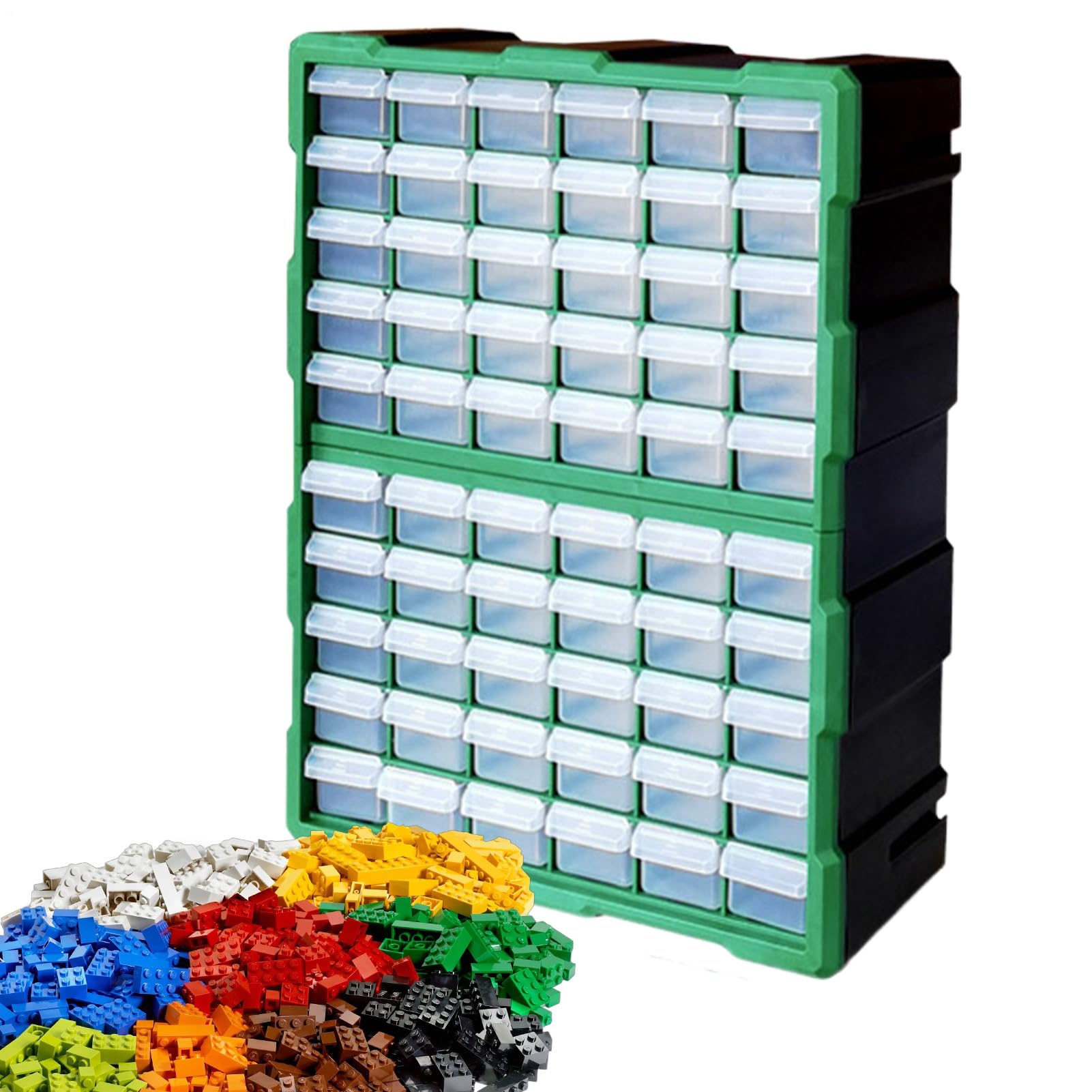 Organizer per cassetti MinuTeria, contenitore in per viti a cubo Bulloni