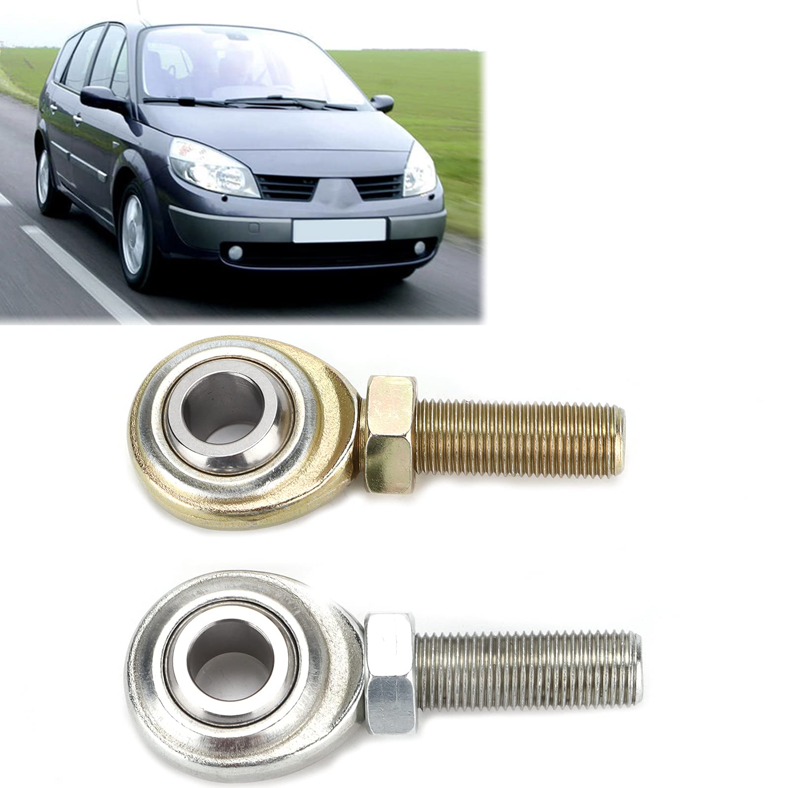 2Pcs Rod Ends Heim Joints /2Inx1/2-20 Lh Male Thread Stainless