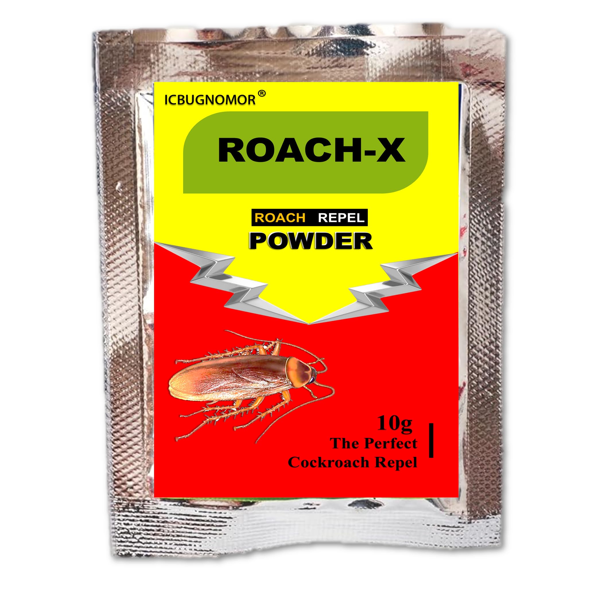 Roach-X Repel Powder for Home/Kitchen - 10 gram (Pack of 2) | Anti Roach Powder Formula | Control Cocroach for Office/Garden/Bathroom | Easy to Use | Fast and Convenient Repellent-image-17