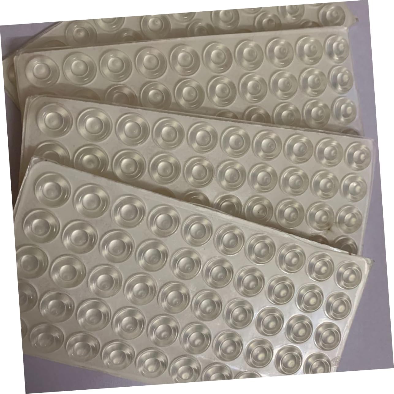 100pcs Silicone Furniture Accessories Self Adhesive Mute Crash Pad Cabinet Door Bumper Strip