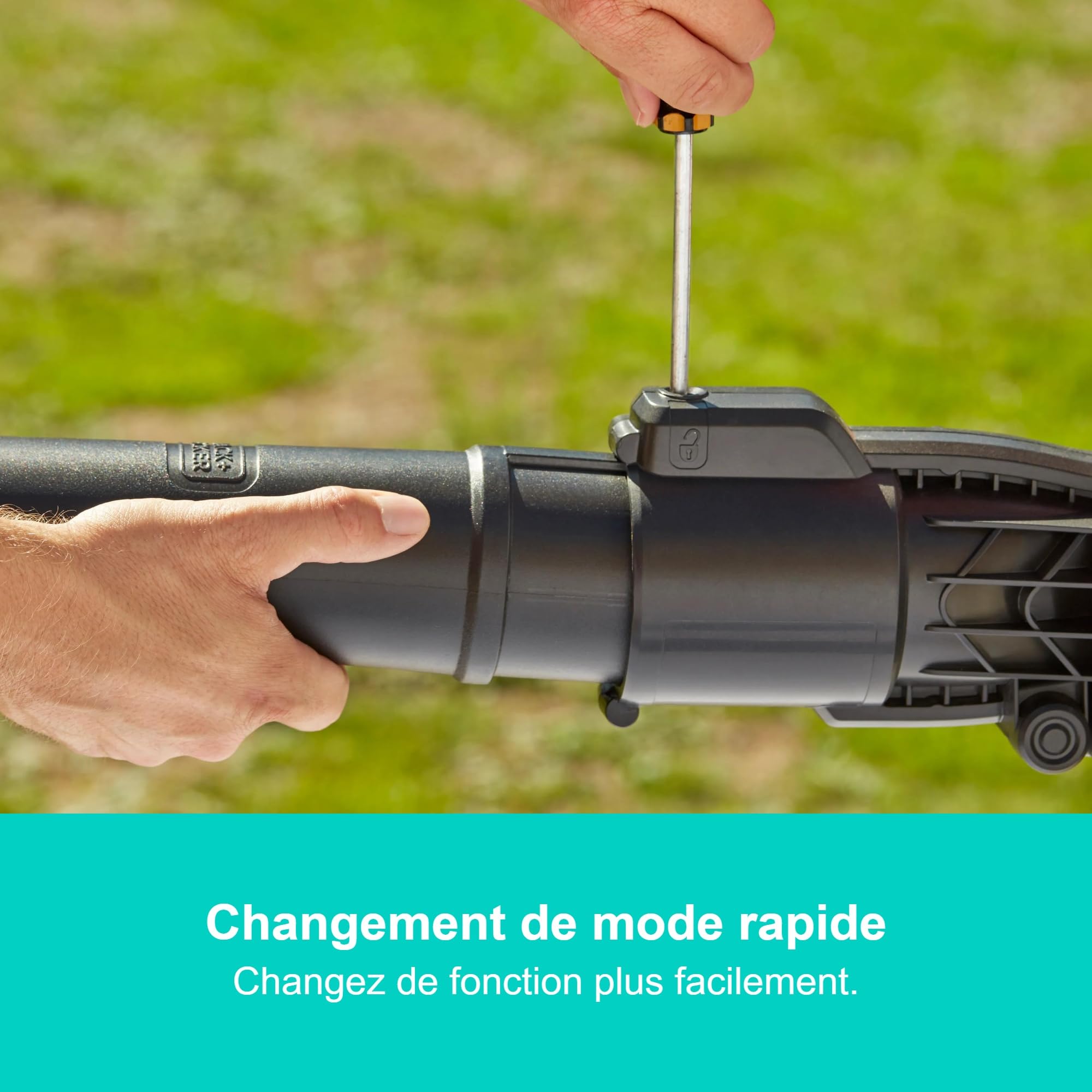 BLACK+DECKER BEBLV300SB-QS Souffleur Aspirateur Broyeur de Feuilles 3-en-1 3000W