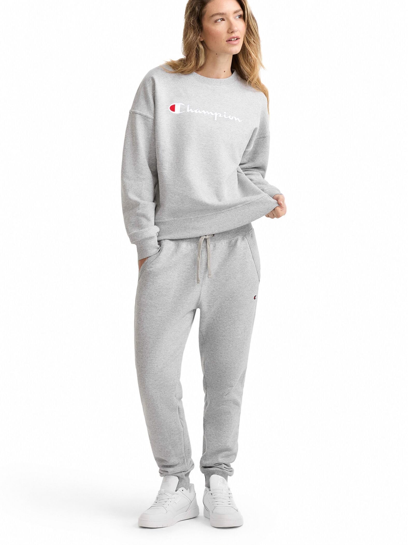 Champion Powerblend Relaxed Crew (Colori Pensionati) Pullover Donna