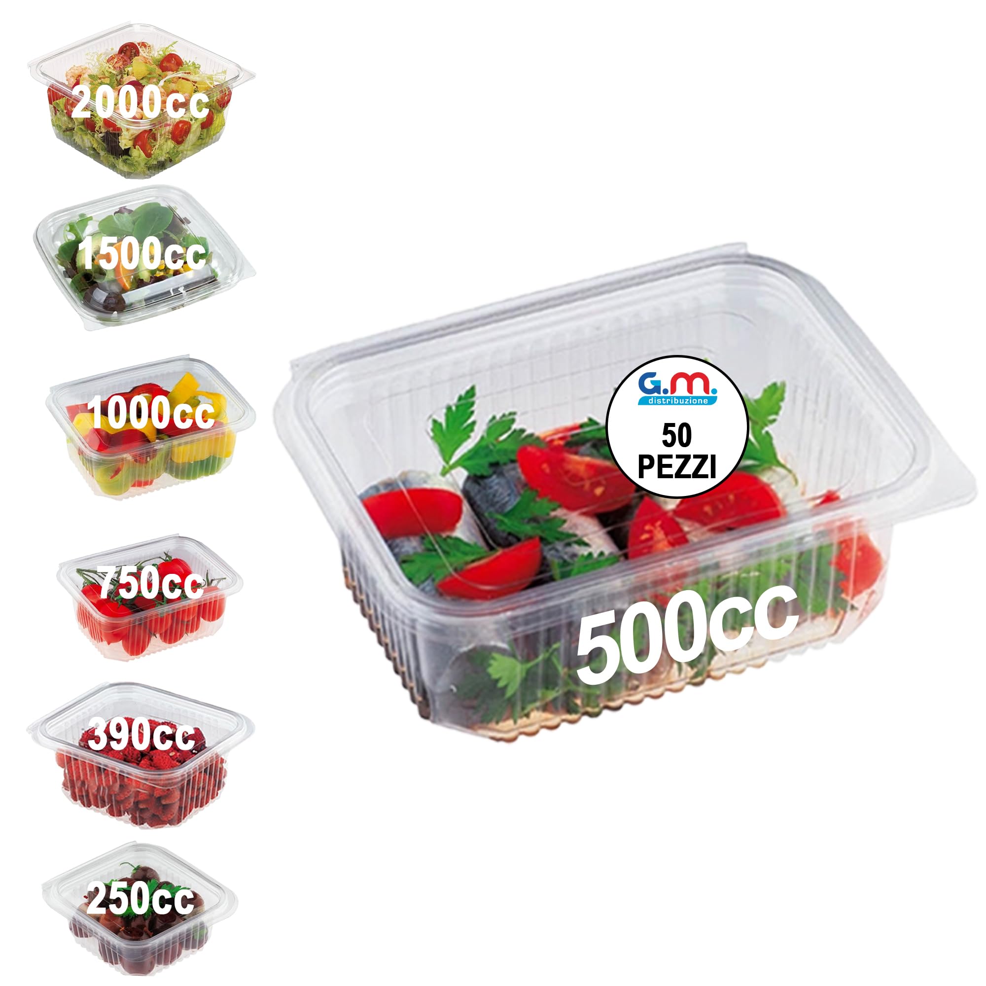 Contenitori Per Tiramisù Neri In Plastica Coperchio Basso - Foto 3