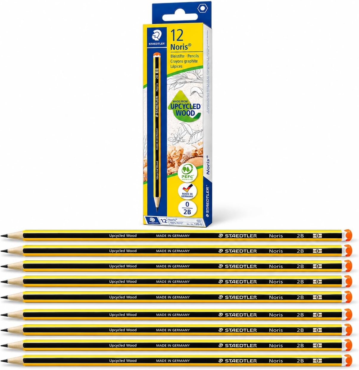 BACK TO SCHOOL | STAEDTLER Noris 120 PREMIUM Office Pencil LEAD Pencils - 2B Grade [Box of 12]