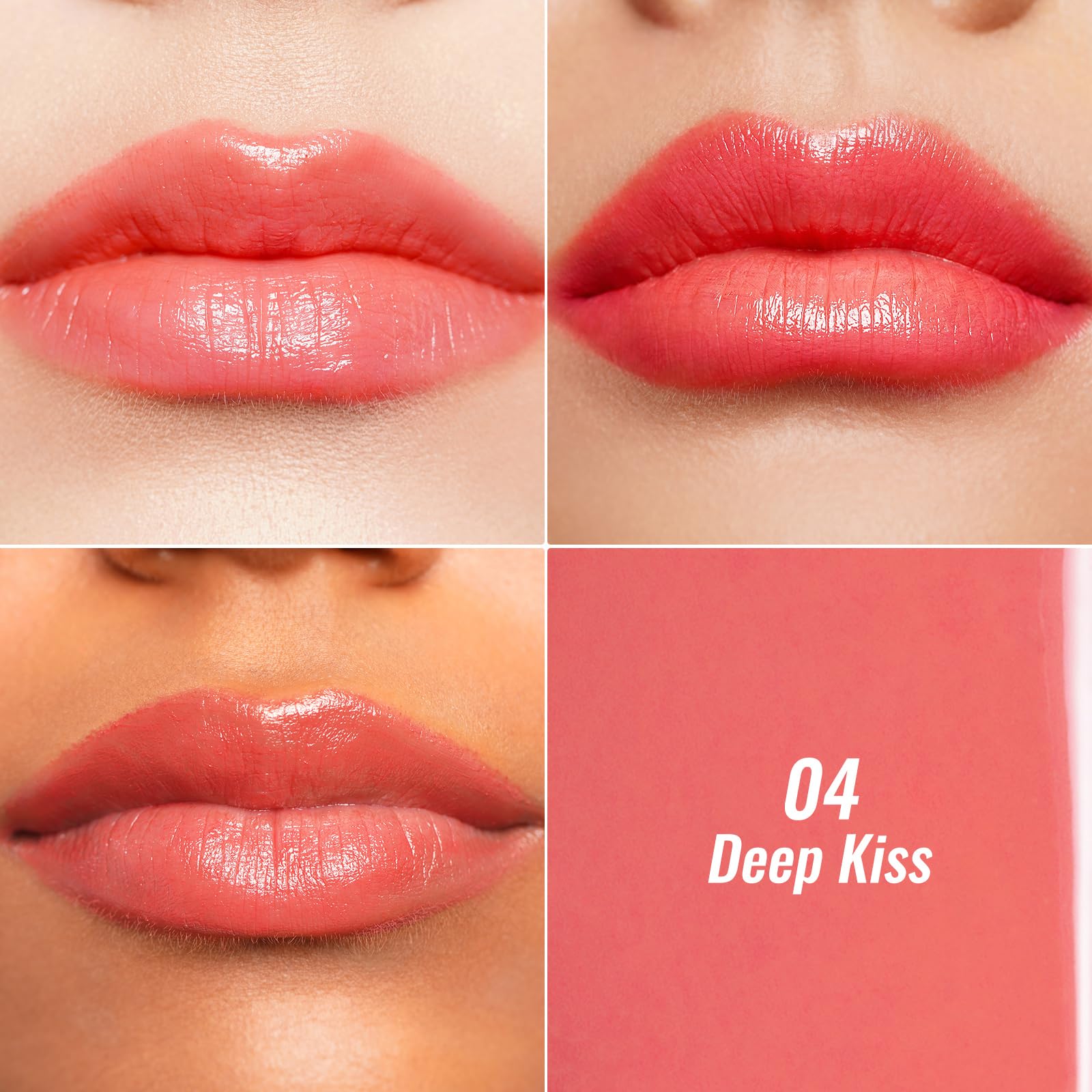 Amazon.com : Oulac Coral Peach Red Lipstick for Women