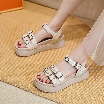 Amazon.com: ZFBBD Women's Cloud Sandals - Chunky Platform