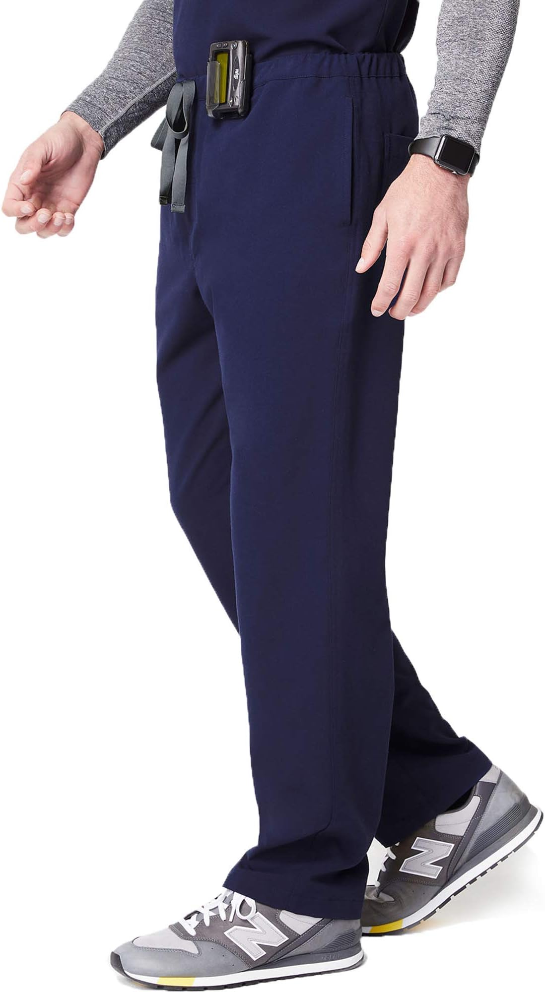 FIGSPisco Basic Scrub Pants for Men Structured Fit, Straight Leg, 4 Pockets, Anti-Wrinkle Mens Scrub Pants