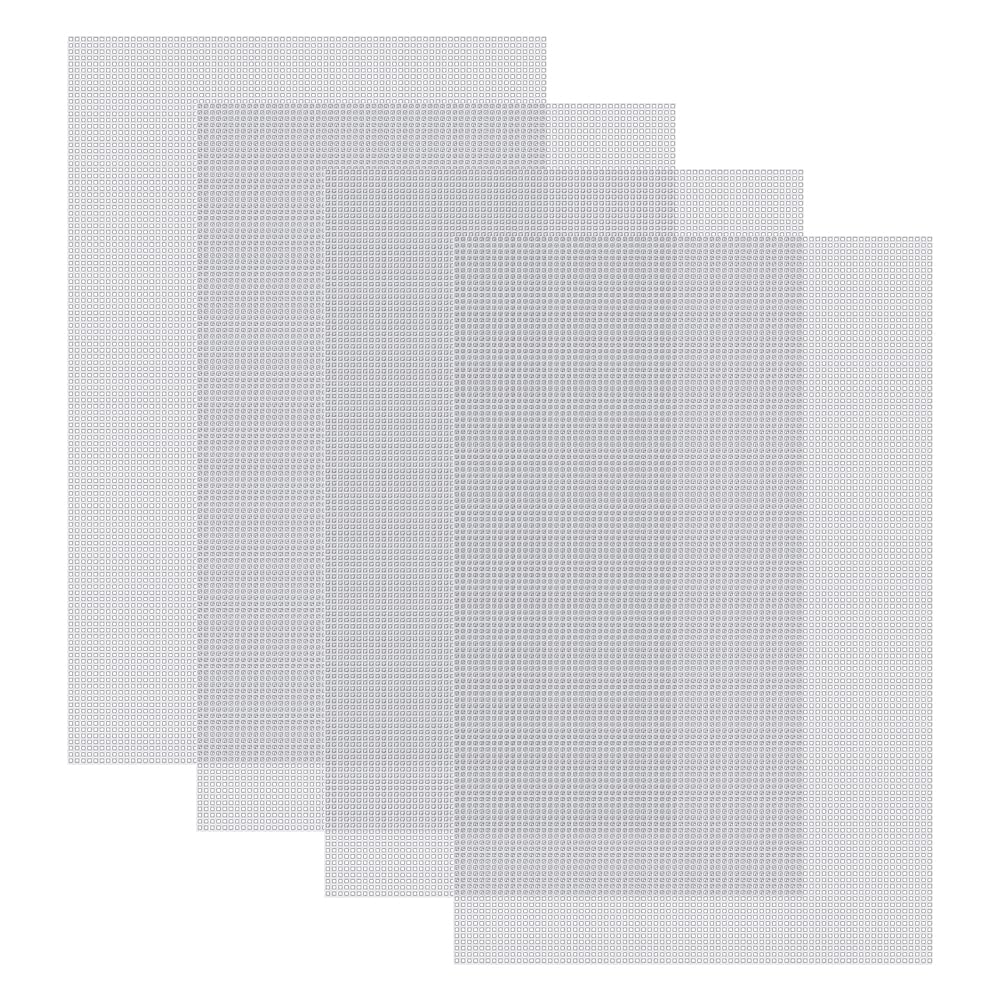 ccHuDE 4 Pcs Clear Canvas Sheets Crochet Craft Sheets Cross Stitch Canvas Needlepoint Embroidery Canvas Yarn Knit Canvas Small Plastic Mesh Canvas for Crafting