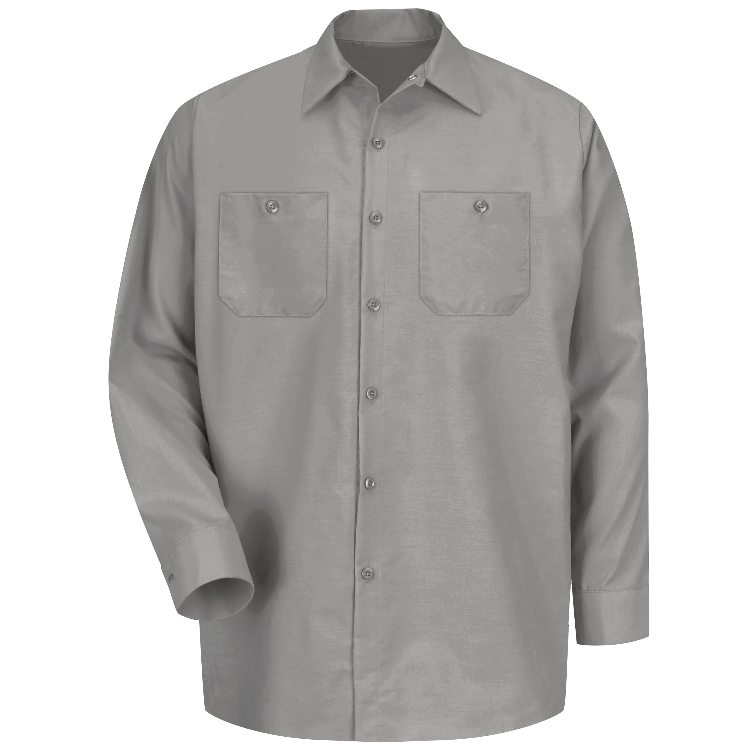 Red Kap Industrial Work Shirt, Regular Fit, Long Sleeve Chemise Longue à Bouton d'utilité Professionnelle Homme (Lot de 1)
