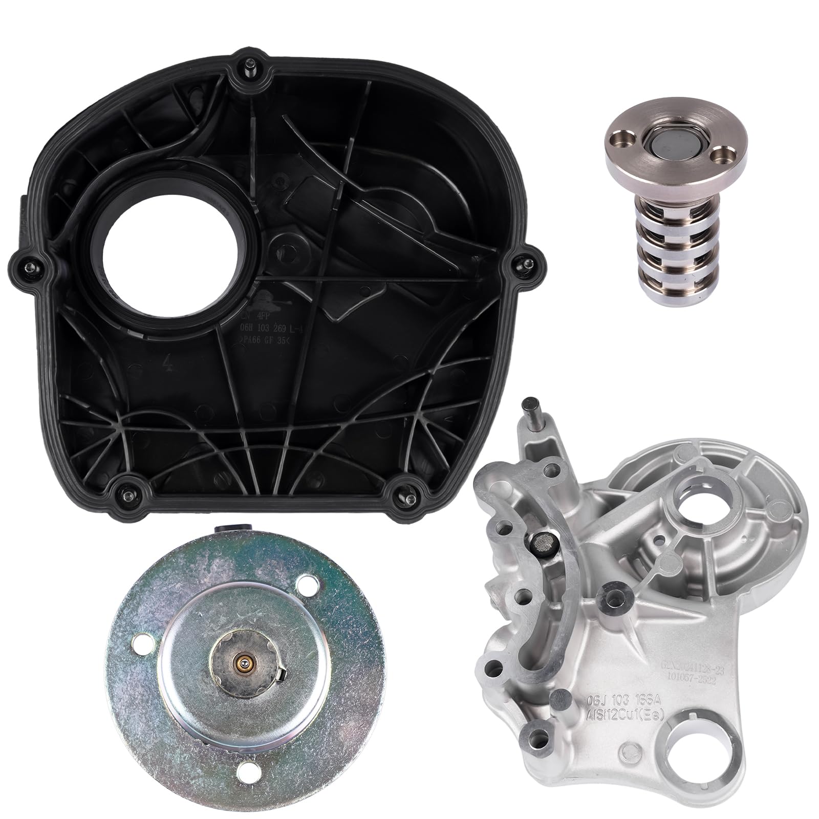 Nockenwellenlager + Zentralmagnet + Steuerventil Kompatibel mit A1 A3 A4 Q5 Oc-ta-via Su-perb Le-on Go-lf 1.8 2.0 TFSI BYT BZB CCZ