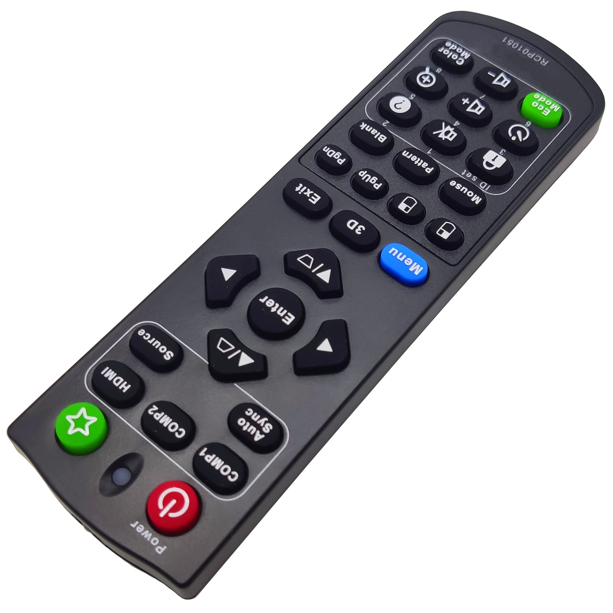 A-00009741 - Telecomando per proiettore ViewSonic PJD6352, PJD6550W, PJD6551W, PJD6552W, PJD7325, PJD7326, PJD7525W, PJD7526W, PJD7830HDL, PJD7835HD, PS7000X, PS7 0HD, PS75. 0X, PX800HD