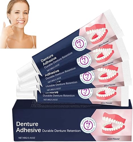 Haftcreme Extra-Super-Stark für Die Dritten, Thermoplastic Denture Adhesive Long