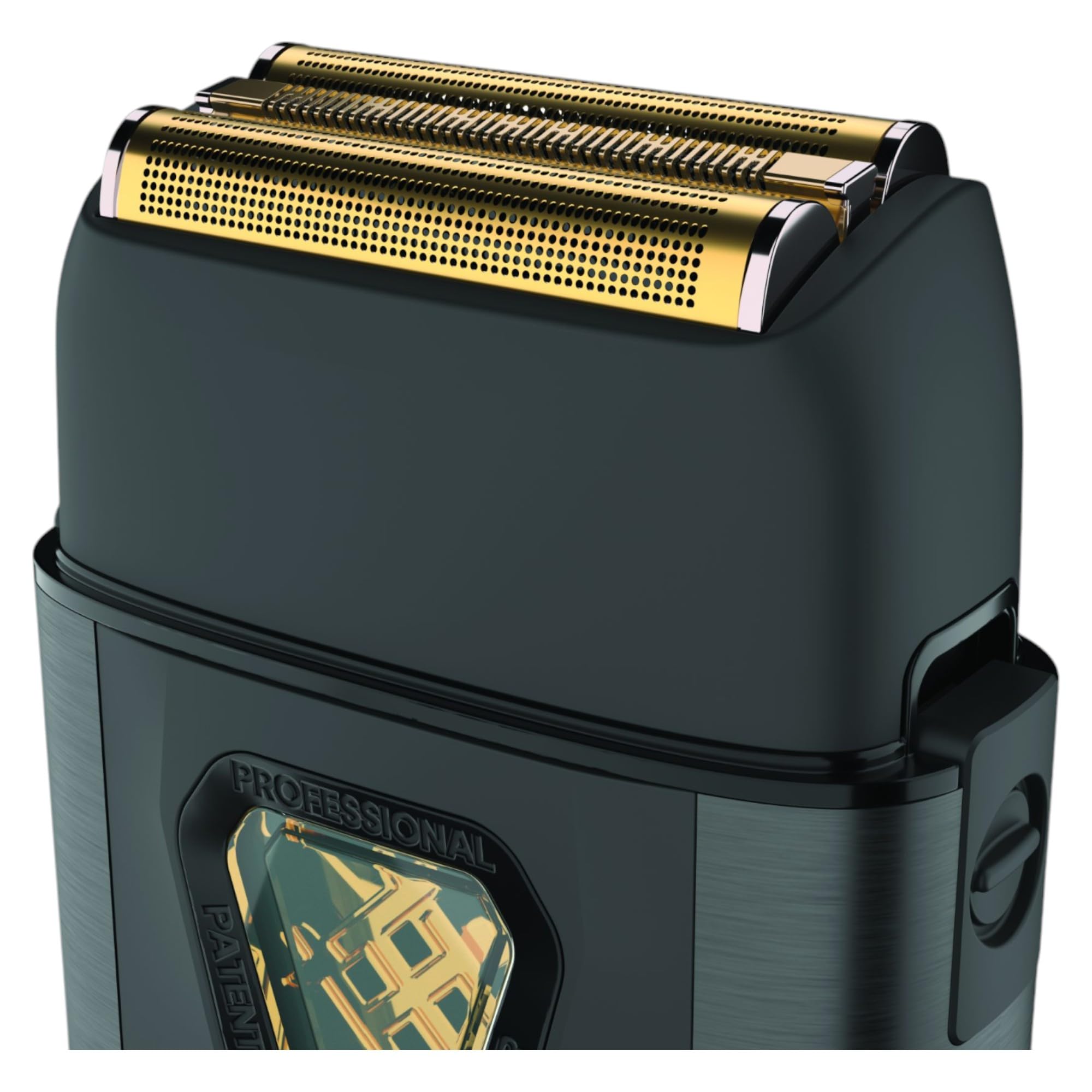 Kiepe Hepike Shaver Series – Profi-Folienrasierer mit Gold-Titanfolie, UV-Desinfektion, 2000-mAh-Akku, High-Torque-Motor und robuster Metallkonstruktion - USB-C-Ladegerät (Gold)