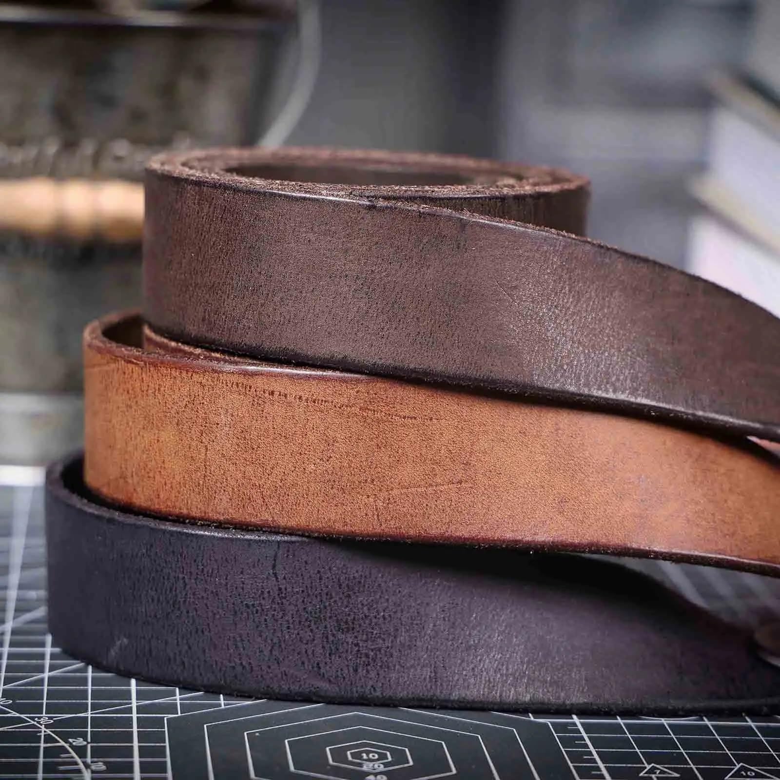 Cinturones de cuero genuino vintage para hombre, hebilla de acero inoxidable, cuero grueso con