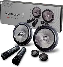 Kit Alto Falante 2 Vias Samurai 6.2' 250W RMS Hurricane