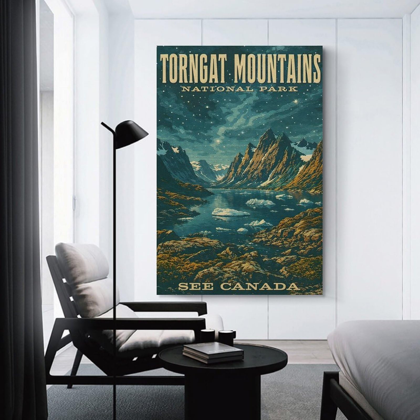 Junmoney Torngat Mountains National Park Room Decor Wall Art 16x24inch(40x60cm), for Art Walls, Layered Displays Or Homes, Wall Decor Suited to Curated Displays