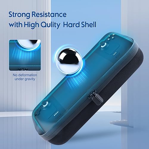 Miniatura 6 de NEWENMO Funda de transporte compatible con cubierta de vapor, adaptador de CA integrado, almacenamiento portátil para viajes, funda protectora