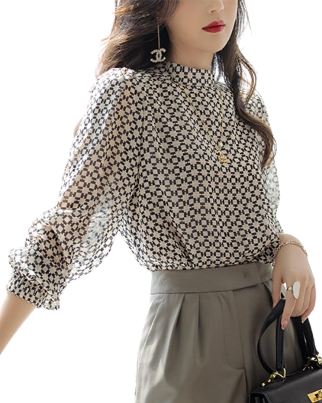 Sheglit シェグリットAlicia レースブラウス 長袖 ロリータ 長袖