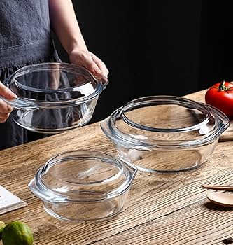 Amazon｜蓋付き耐熱ガラスボウル ボウル 電子レンジ スープ