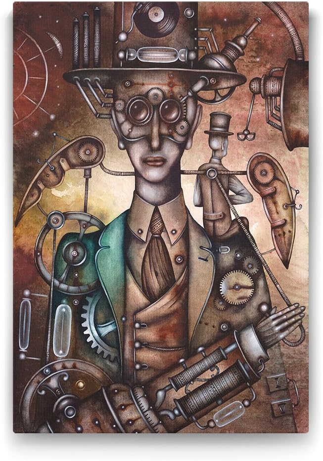 Mekanik Adam Tablosu - 40x60cm