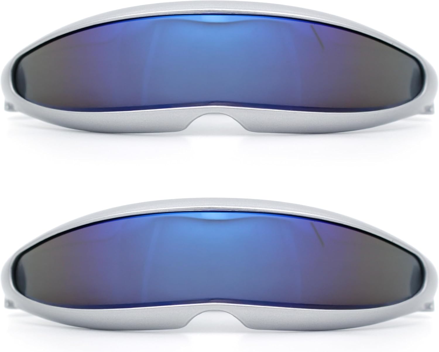 SA106 Mirror Lens Monolens Cyclops Robotic Futuristic Sunglasses