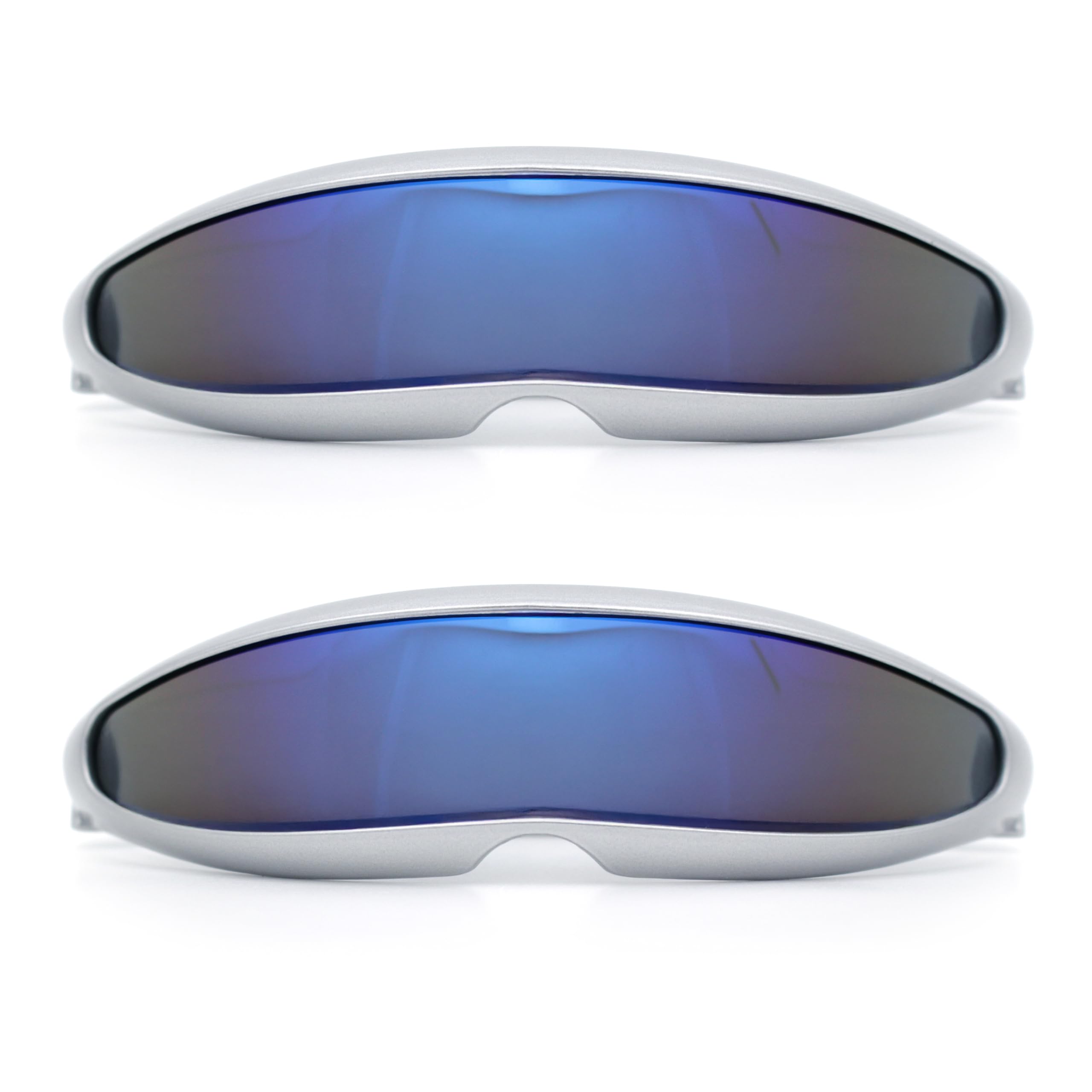 SA106 Mirror Lens Monolens Cyclops Robotic Futuristic Sunglasses
