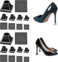 Vista 17 de Heel Protectors Heel Caps for High Heels Boot Heel Replacement for Women Walking on Grass Non-Slip Heel Covers