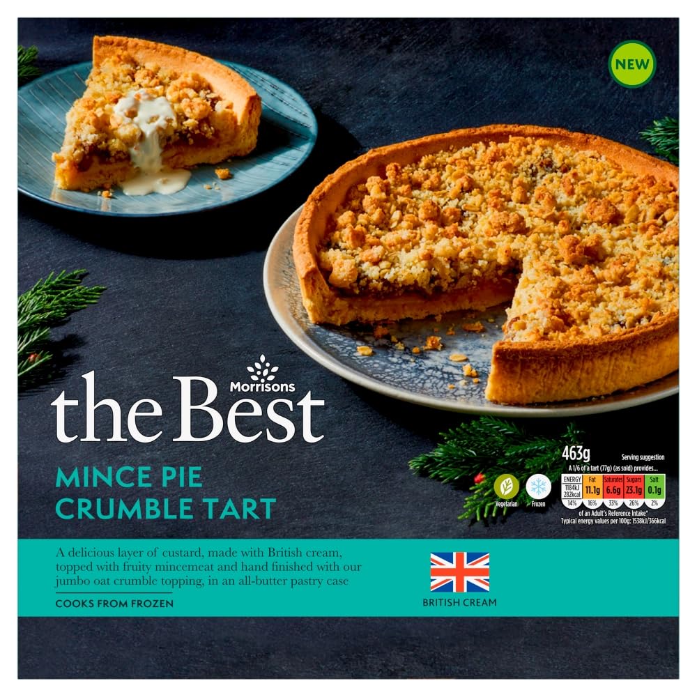 Morrisons The Best Mince Pie Crumble Tart 463g