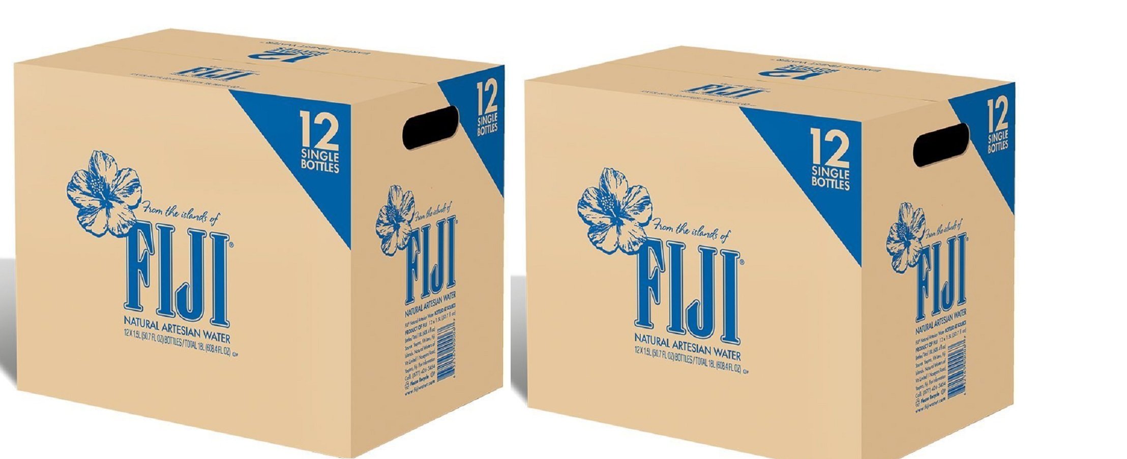 Fiji Water Fiji Natural Artesian Water, Bottles Iskcwy, 48 Bottles 500Ml