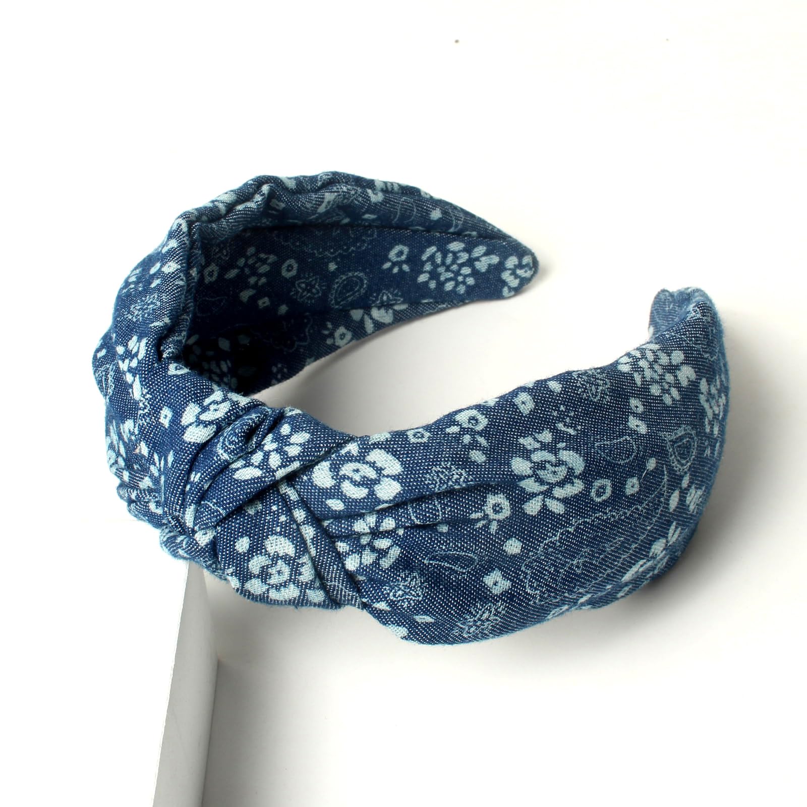 Premium Handmade Denim Hair Band | Perfect Condition Amazon.com : Giegxin 3 Pieces Jean Denim Headband Knot  main image 3