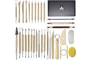 Pottery Sculpting Tools 32PCS Ceramic Clay Carving Tools Set