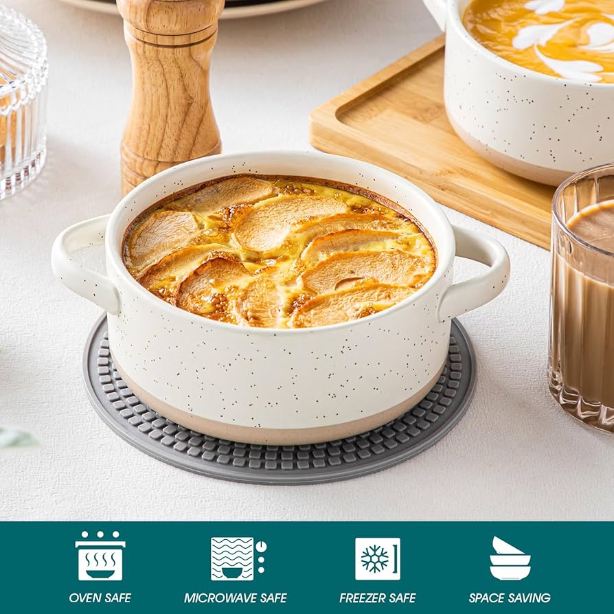 Amazon.com | vancasso Sabine French Onion Soup Bowls with Handles