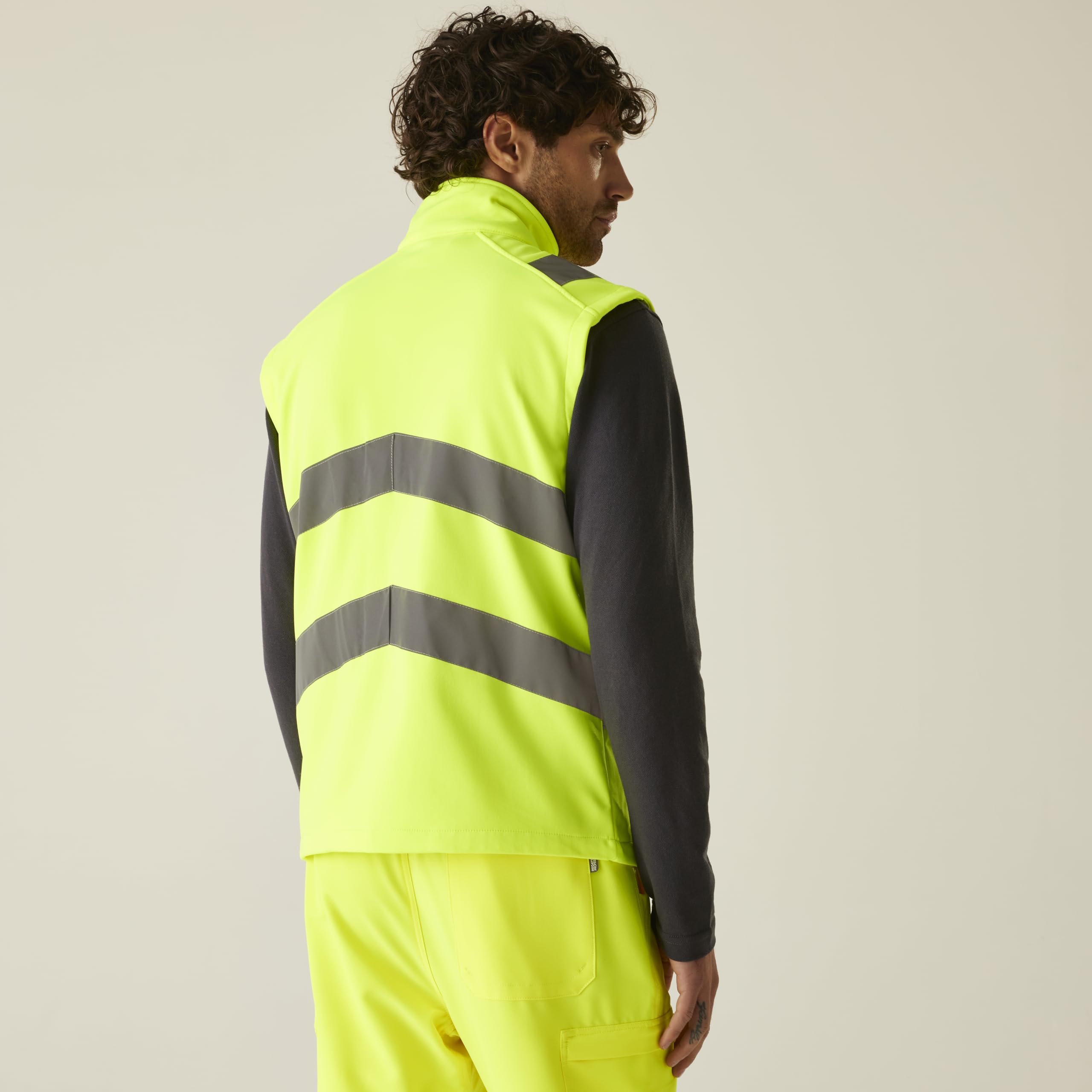 Regatta Professional Herren Hi-vis Pro Contract Ablaze Softshell Bodywarmer Regatta Professional Herren Warnschutz (1er Pack)