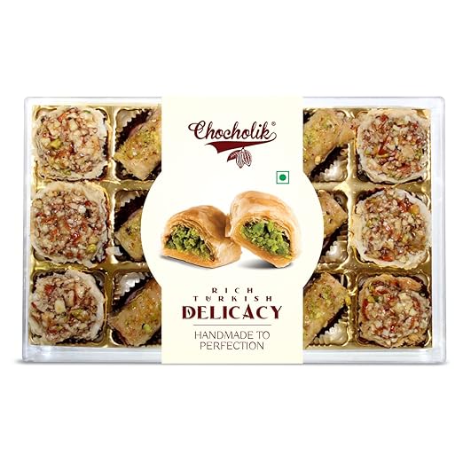Chocholik Baklava, Toothsome Sweet Treats, Handmade To Perfection, Exclusive Sweet Delight for Any Occasion, 300g