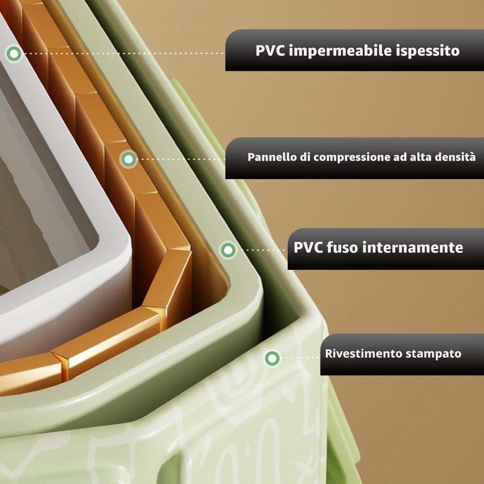 Vasca da bagno pieghevole per bambini, grande vasca da bagno per bambini, pieghevole, portatile, pieghevole, per la doccia, salvaspazio, rettangolare, ideale per il bagno di ghiaccio caldo 0-5 anni