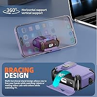 Vista 3 de Inesore para Funda AirPods Pro 3 (2025) con Soporte para Teléfono y Kit de Limpieza, Compatible con Magsafe, Funda con Bloqueo Magnético Automático