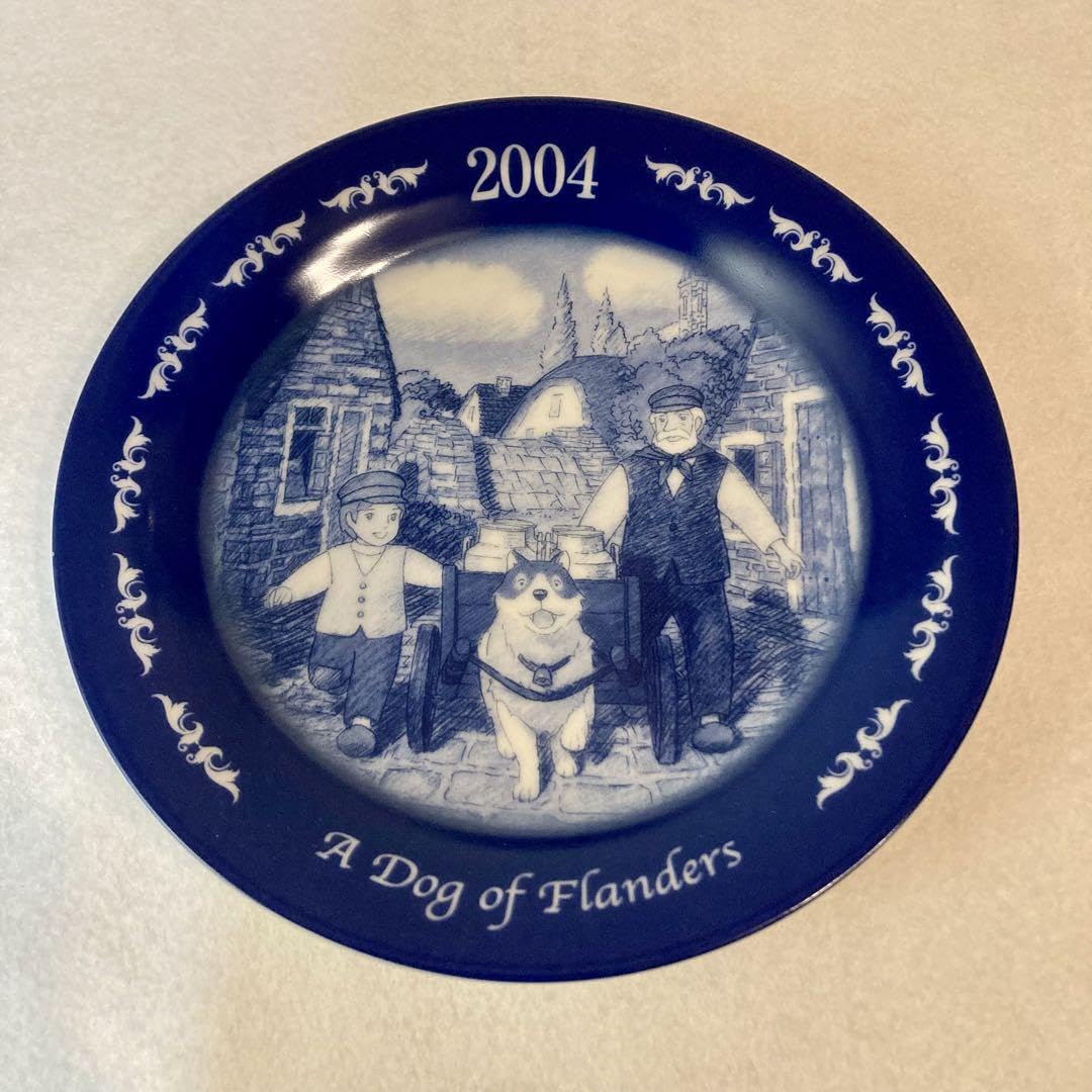 フランダースの犬 New Year Plate 2004 Amazon.co.jp: 未使用 2004ニューイヤープレート『フランダースの犬