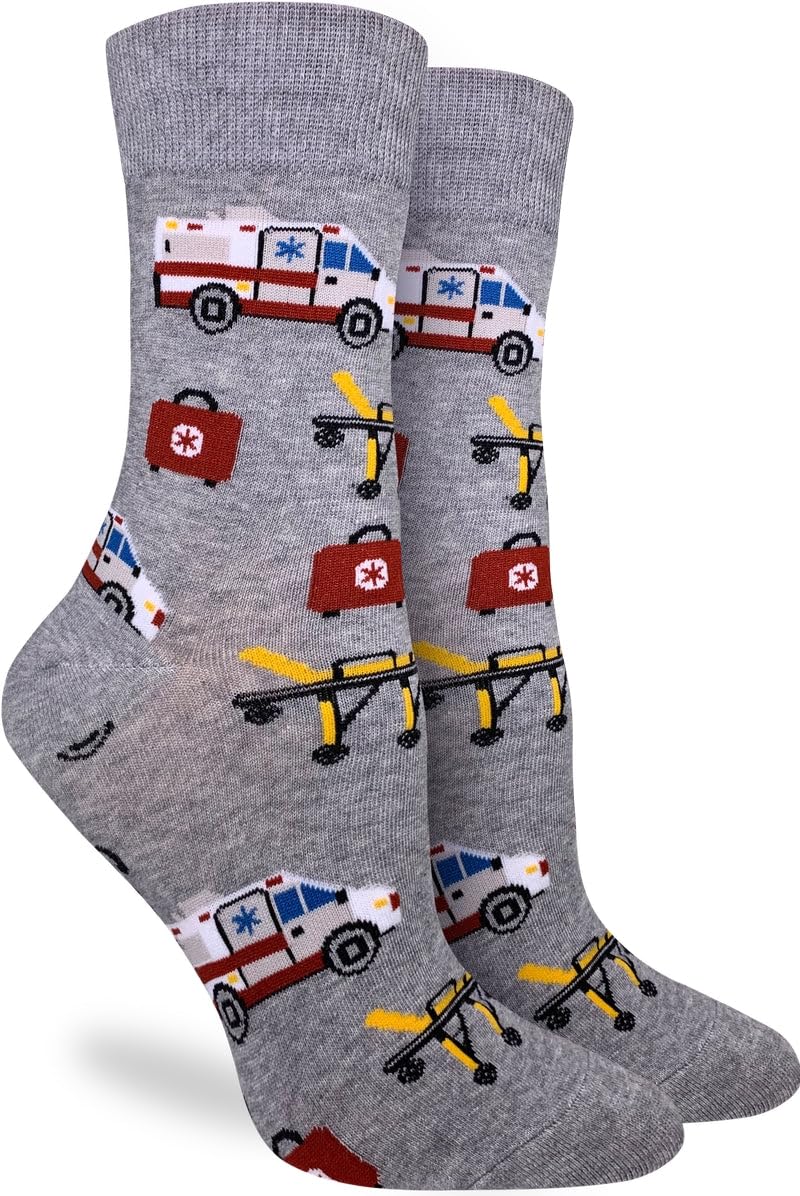 Good Luck Sock Women's Occupation Socks, Adult, Occupation - Paramedic and Emt,
