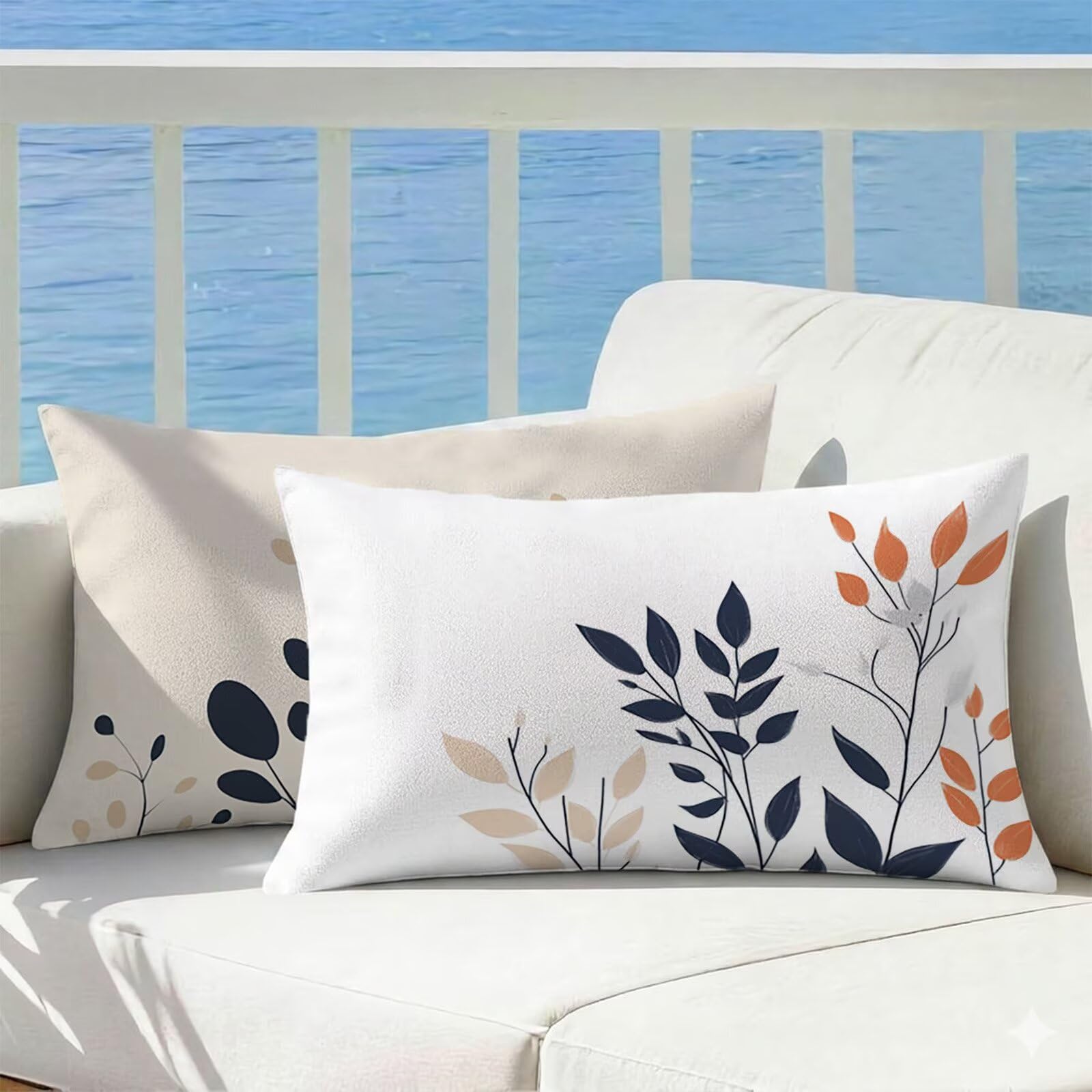 Housse coussin exterieur impermeable 50x80 pour protéger vos banquettes de jardin