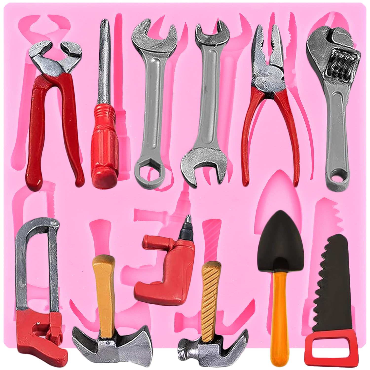 Moule silicone outils de construction flexible pour chocolat fondant