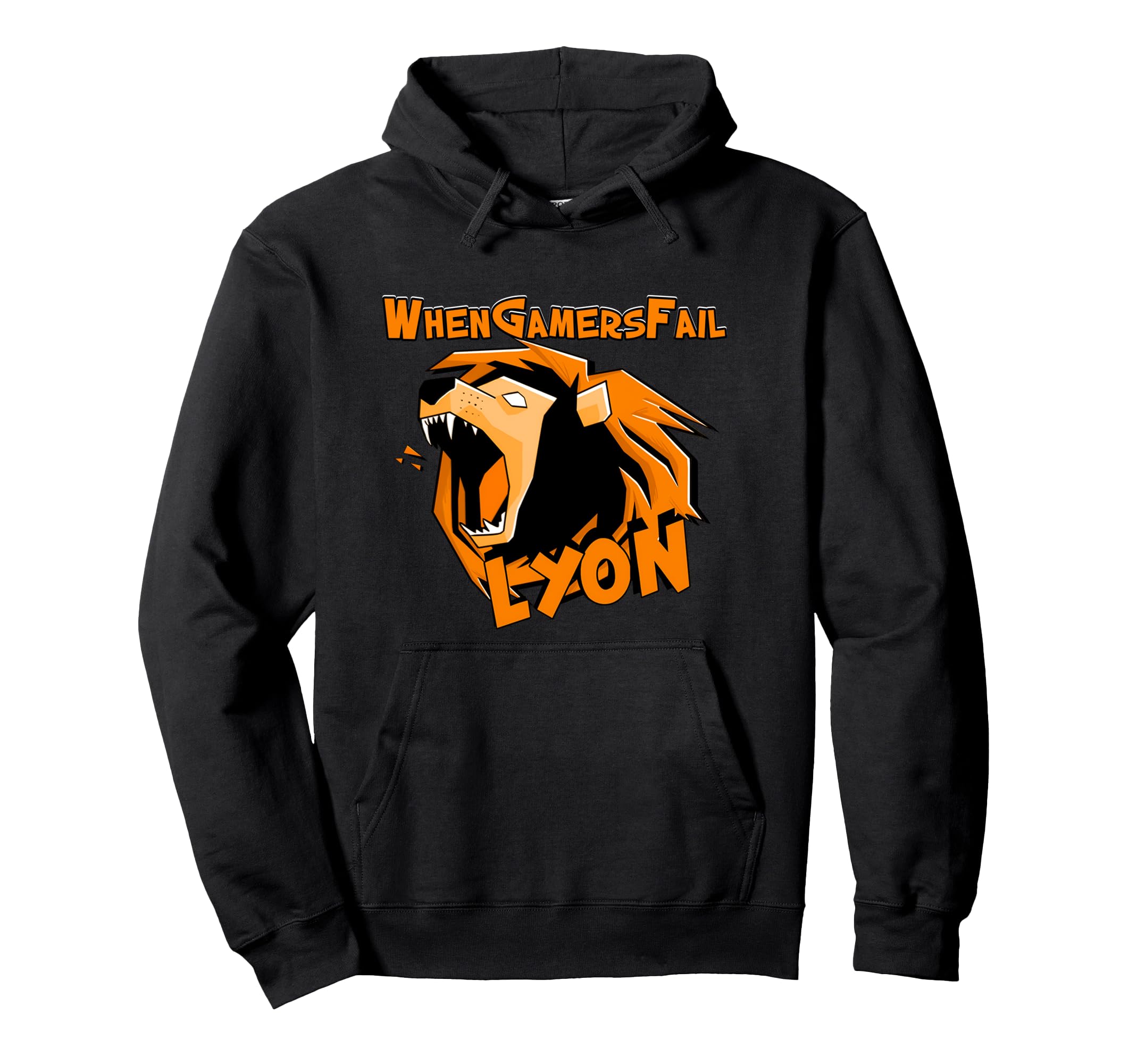 Retro WhenGamersFail Lyon Gaming for Kids, Women and Men Felpa con  Cappuccio : Amazon.it: Moda