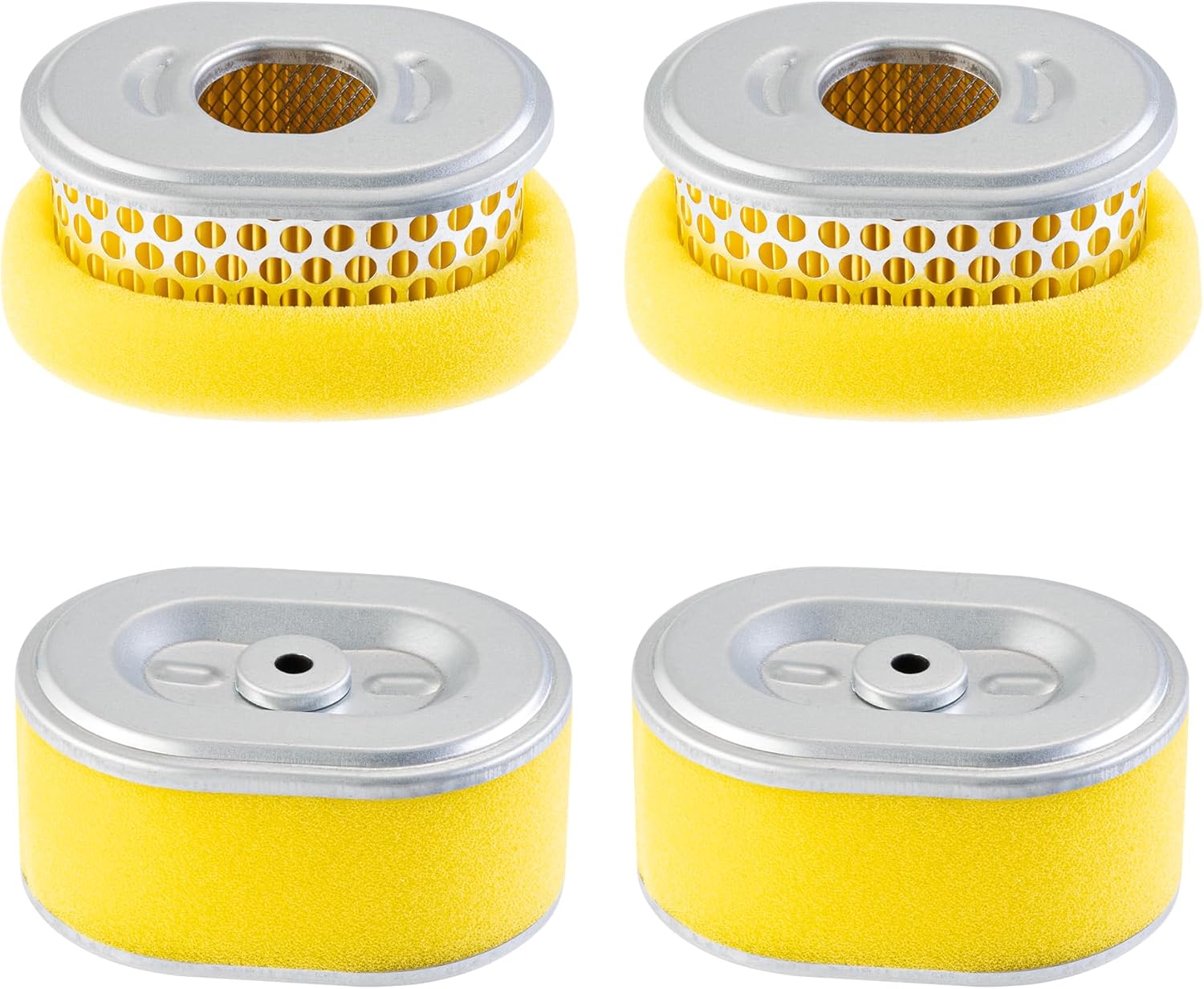 4 Pack 17210-ZE0-505 Air Filter Compatible with Honda GX110 GX120 3.5 4.0 HP Engines, Replace John Deere AM123909 MIU11464 Honda 17210-ZE0-505 17210-ZE0-820 17210-ZE0-821 17210-ZE0-822 Air Cleaner