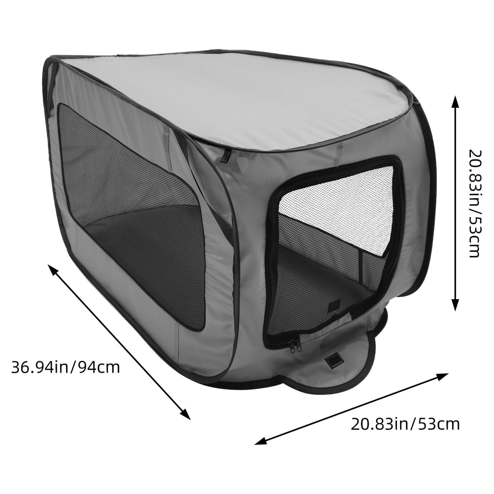 INOOMP Cama Plegable para Coche Perrera para Perros Pequeños Reposabrazos Lavable y Duradera