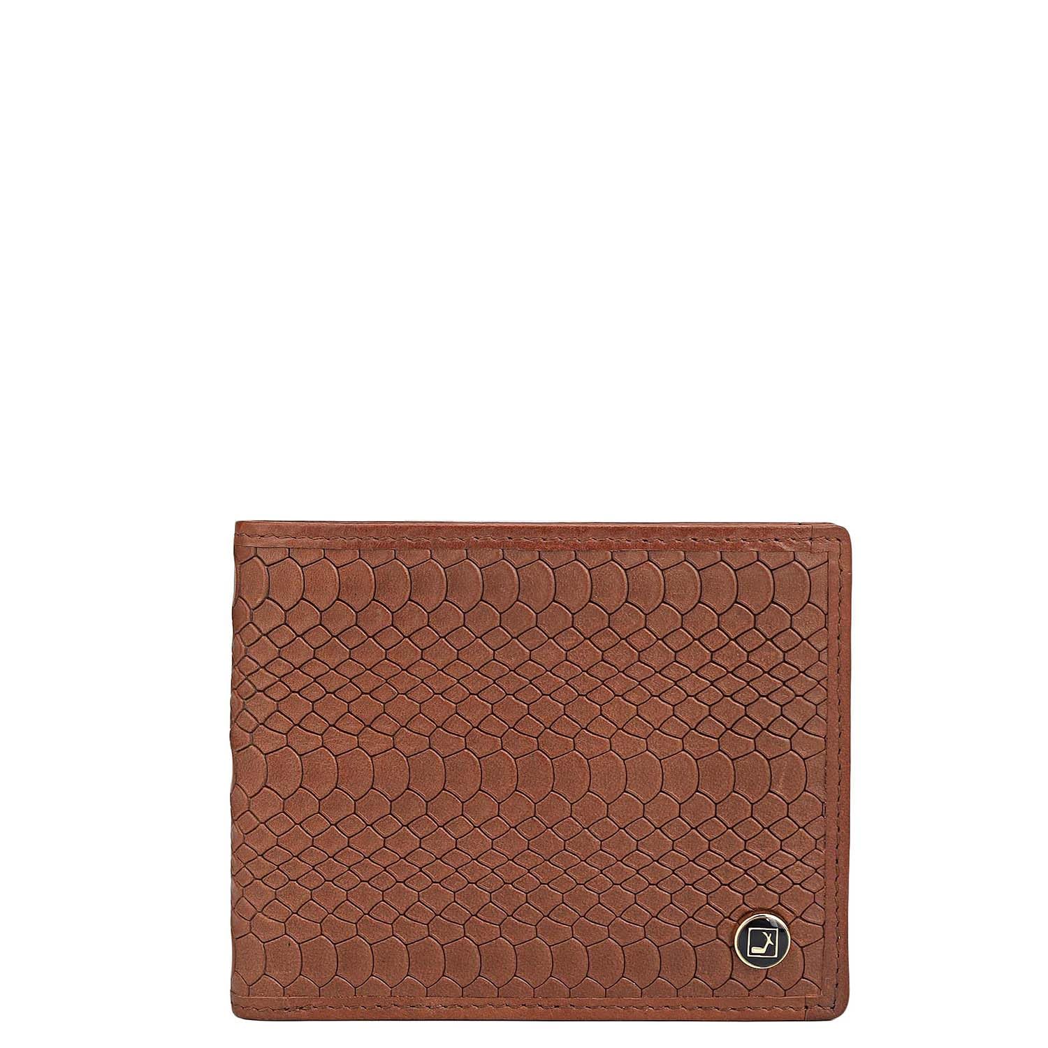 Leather RFID Wallet for Men with Multicard Slot - Brown