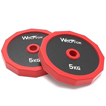 Amazon | Wolfyok ダンベル プレート 2枚セット 5kg*2 合計10kg