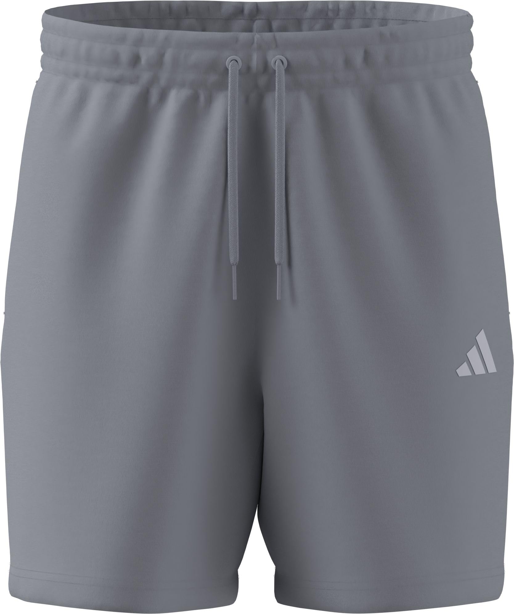 adidas Men's Future Icons Small Logo Short, Halo Silver, S