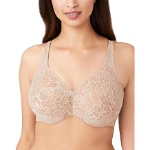 Wacoal Womens Halo Lace Full Coverage Underwire Bra