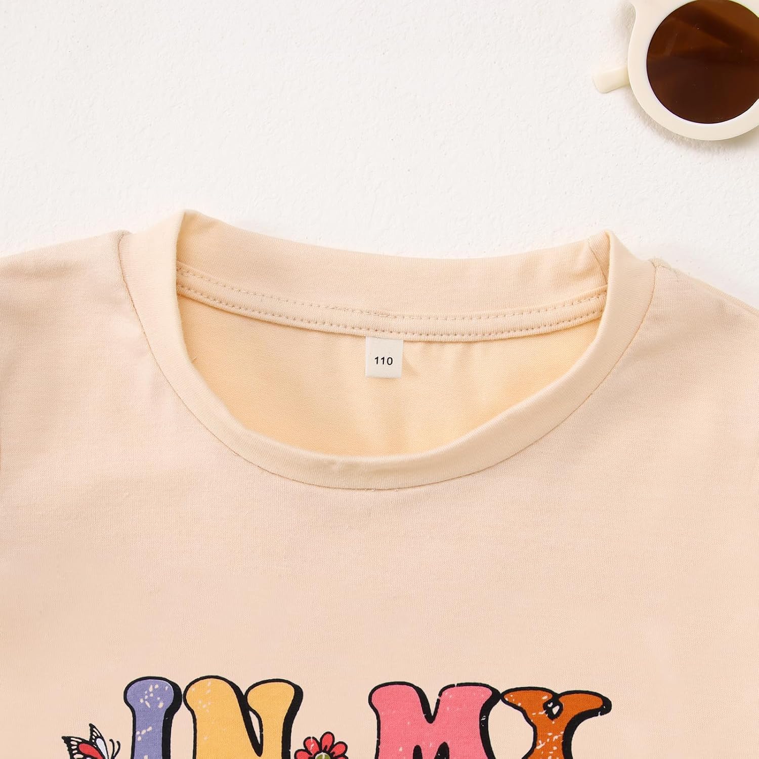 BOUTIKOME in My One-Seven Years Old Era Birthday Shirts Toddler Baby Girls T-Shirt Tees Party Outfits Short Sleeve Tops - Image 5