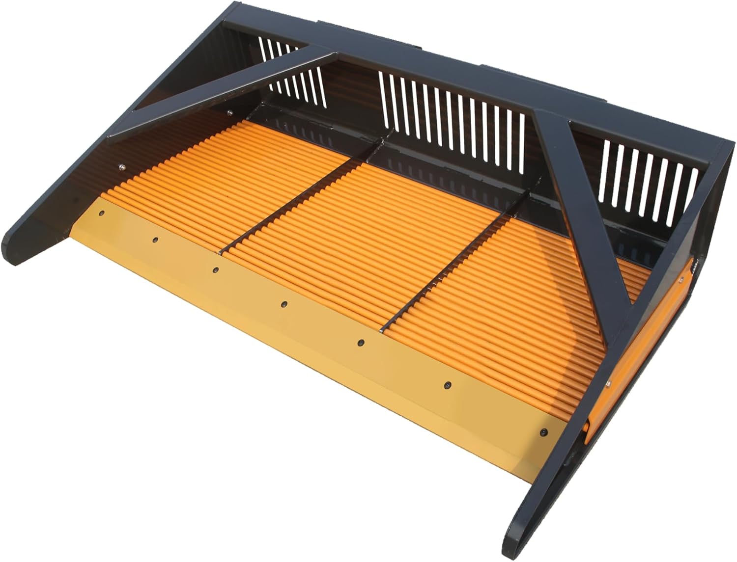 Rock Screening Bucket for Skid Steer Loaders, Adjustable Bars from 1.5" to 1/2", 80" Width 34" Deepth, US STOCK